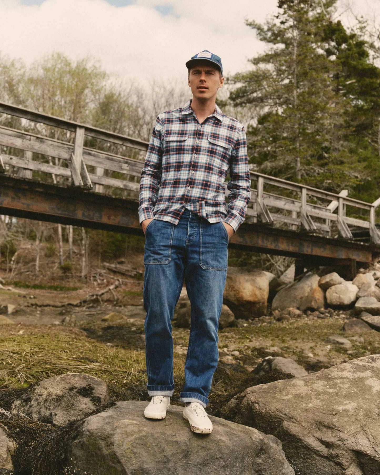 The Mariner Jean in Drift Wash Organic Selvedge