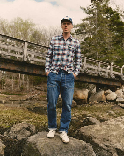 The Mariner Jean in Drift Wash Organic Selvedge