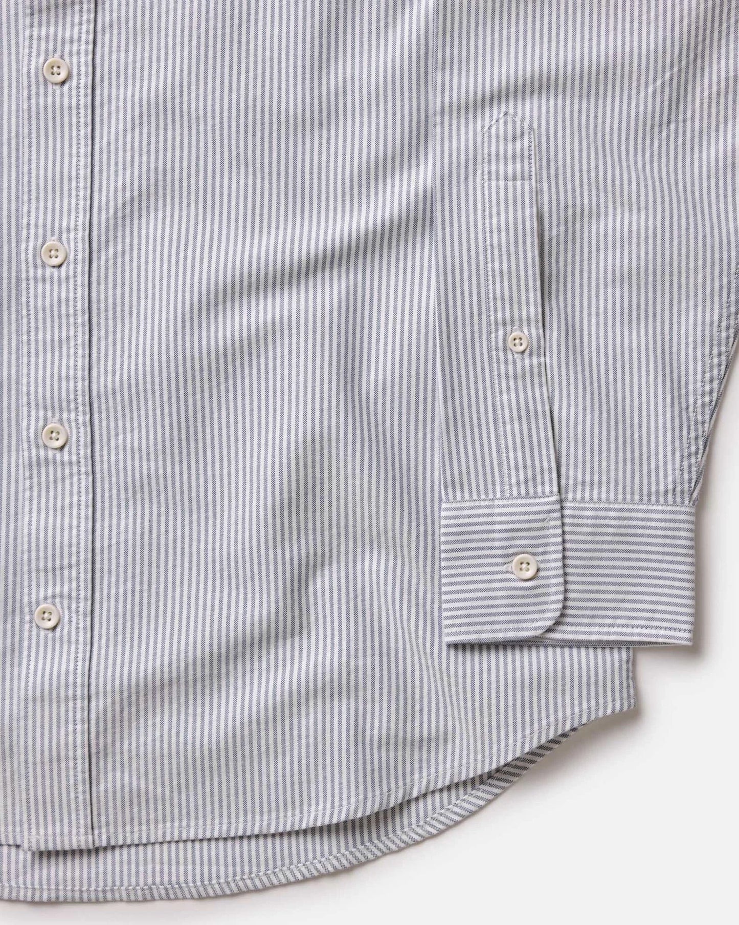 The Jack in Navy University Stripe Everyday Oxford