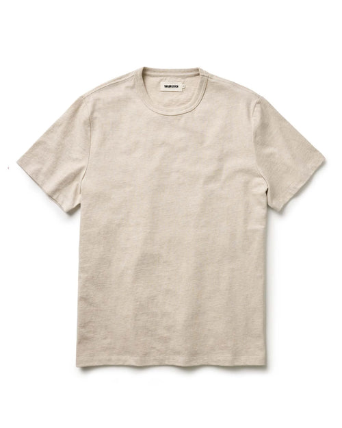 The Organic Cotton Tee in Heather Oat