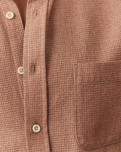 The Short Sleeve Jack in Desert Twist Waffle