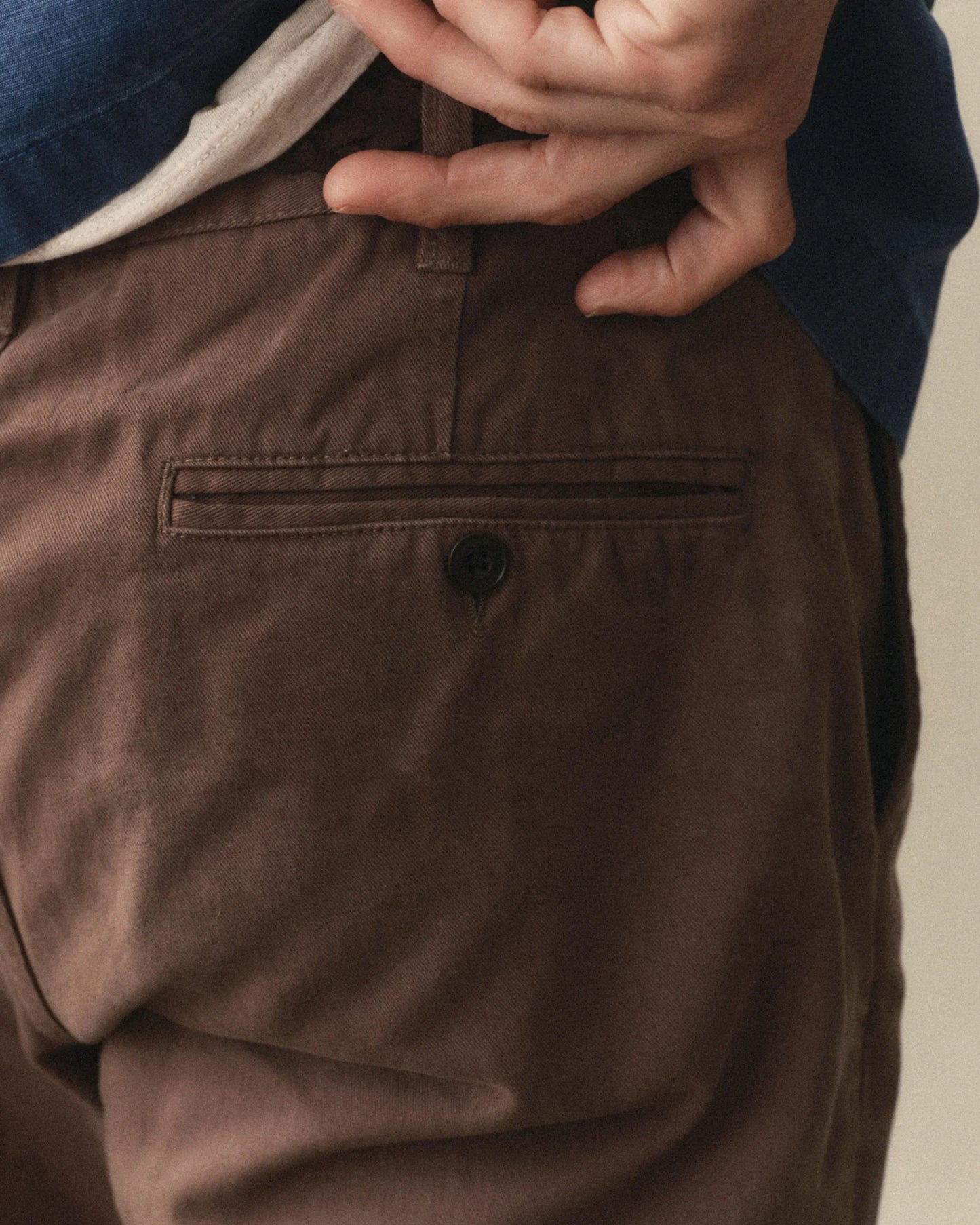 The Democratic Foundation Pant in Organic Espresso