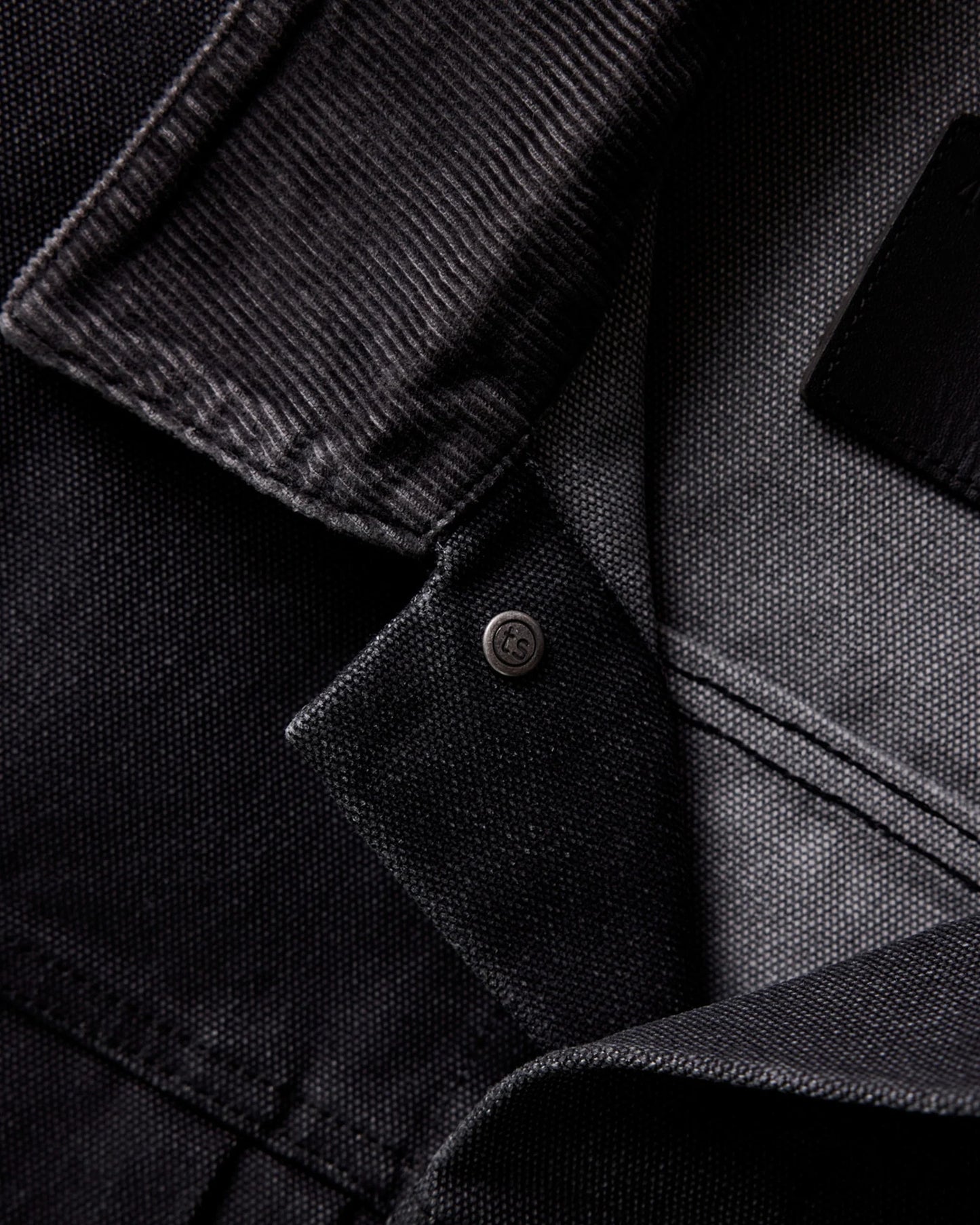 The Ryder Jacket in Coal Chipped Canvas