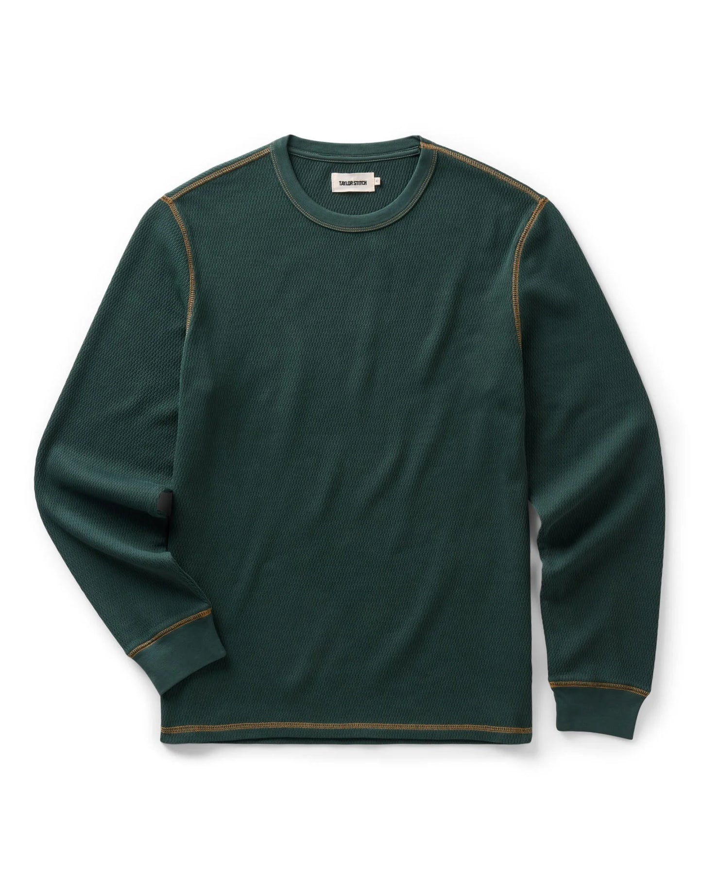 The Organic Cotton Crew in Dark Forest Waffle