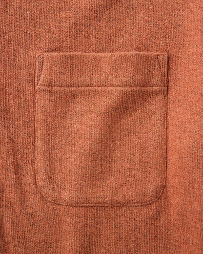 The Short Sleeve California in Heather Driftwood Double Knit