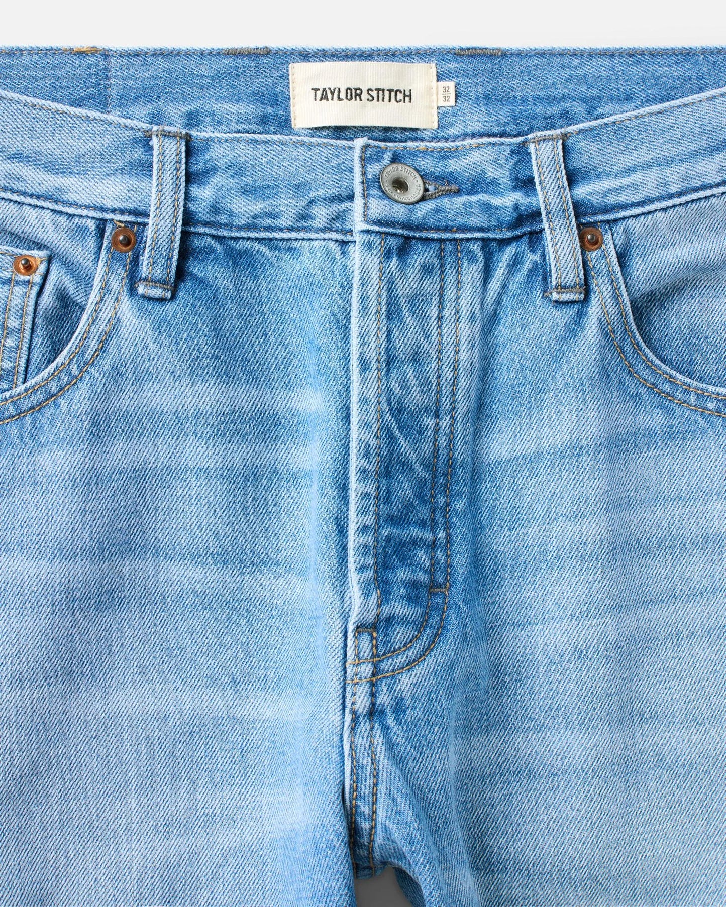 The Democratic Jean in Light Wash Hemp Denim