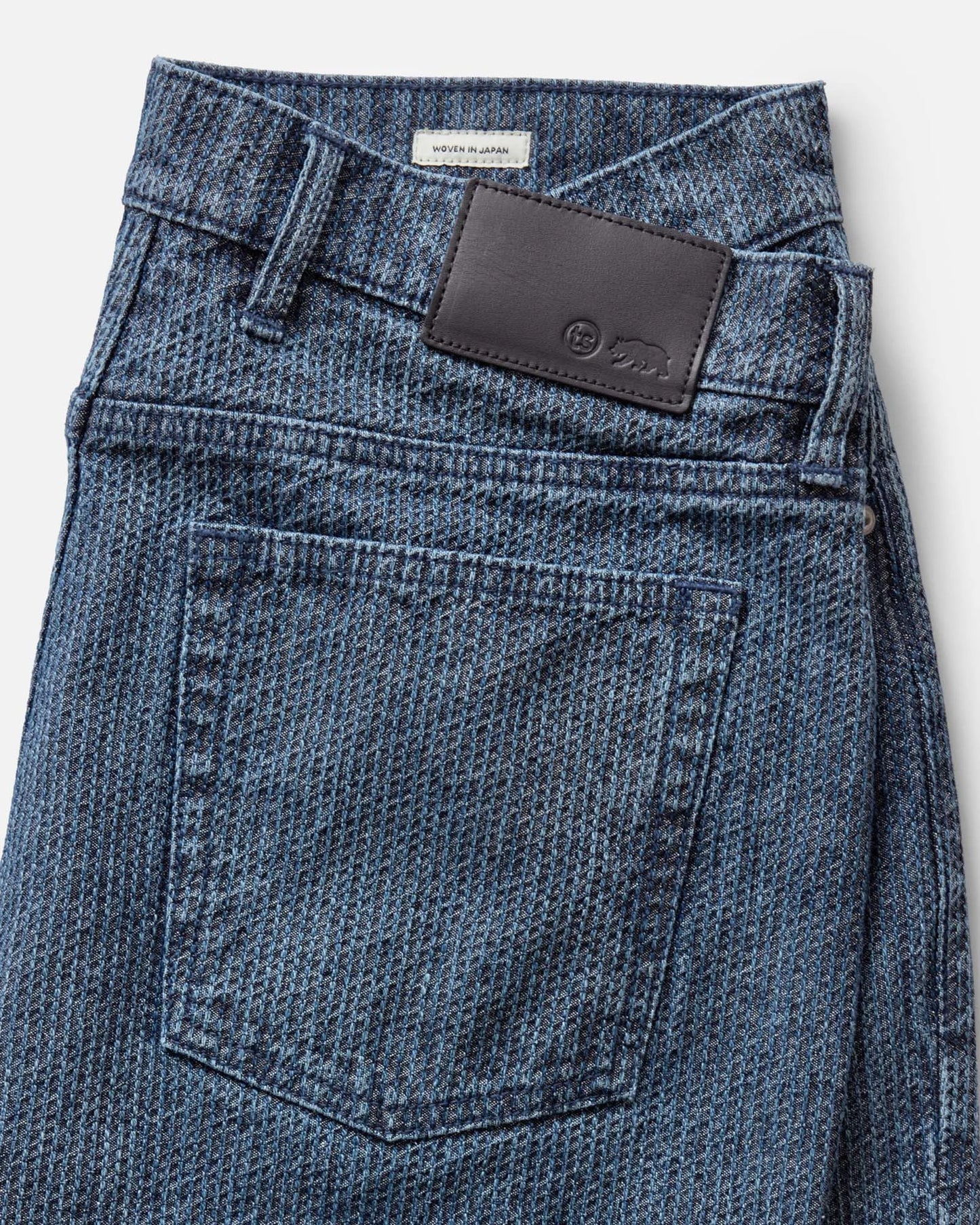 The Democratic Jean in Japanese Washed Indigo Sashiko
