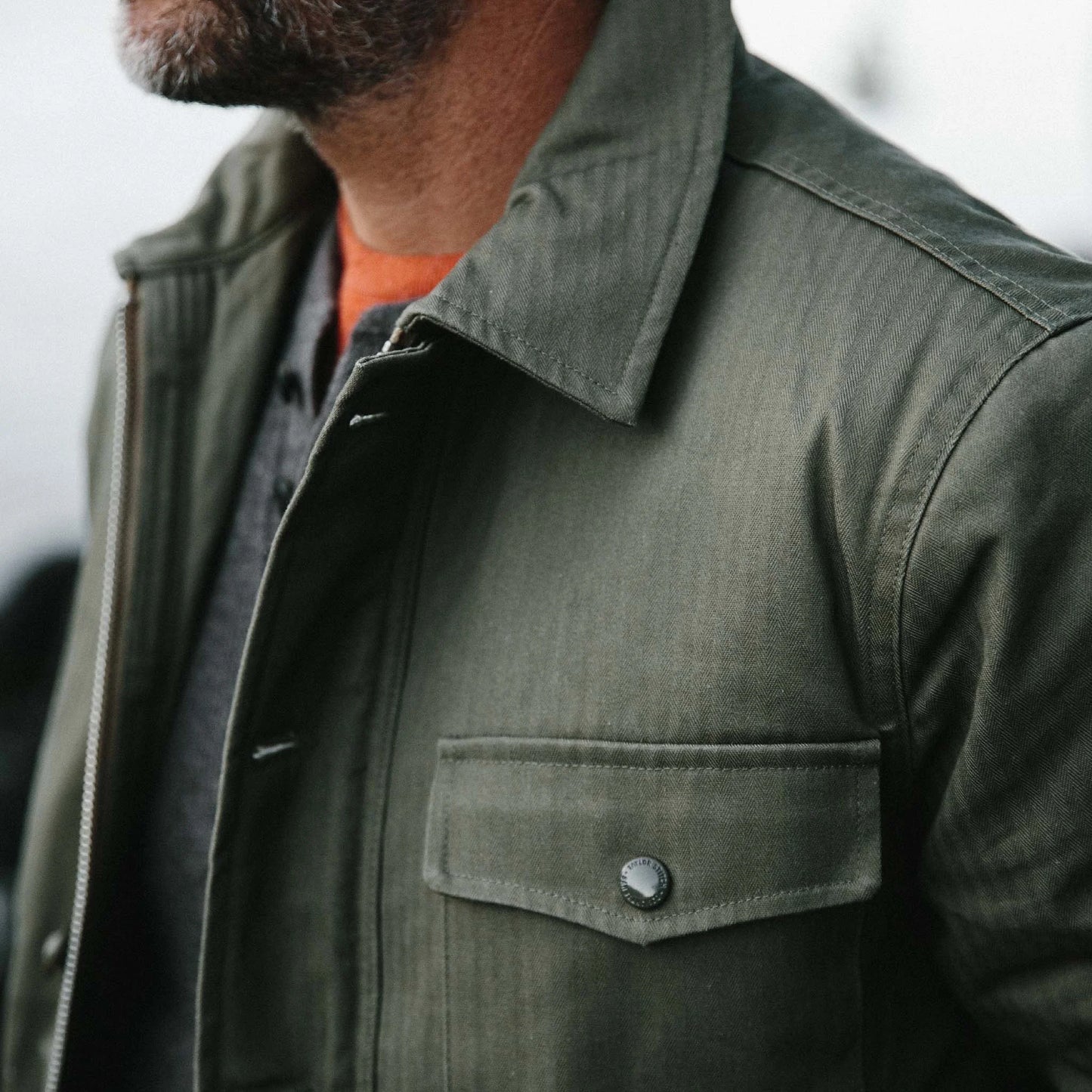 The Lined Watts Jacket in Olive