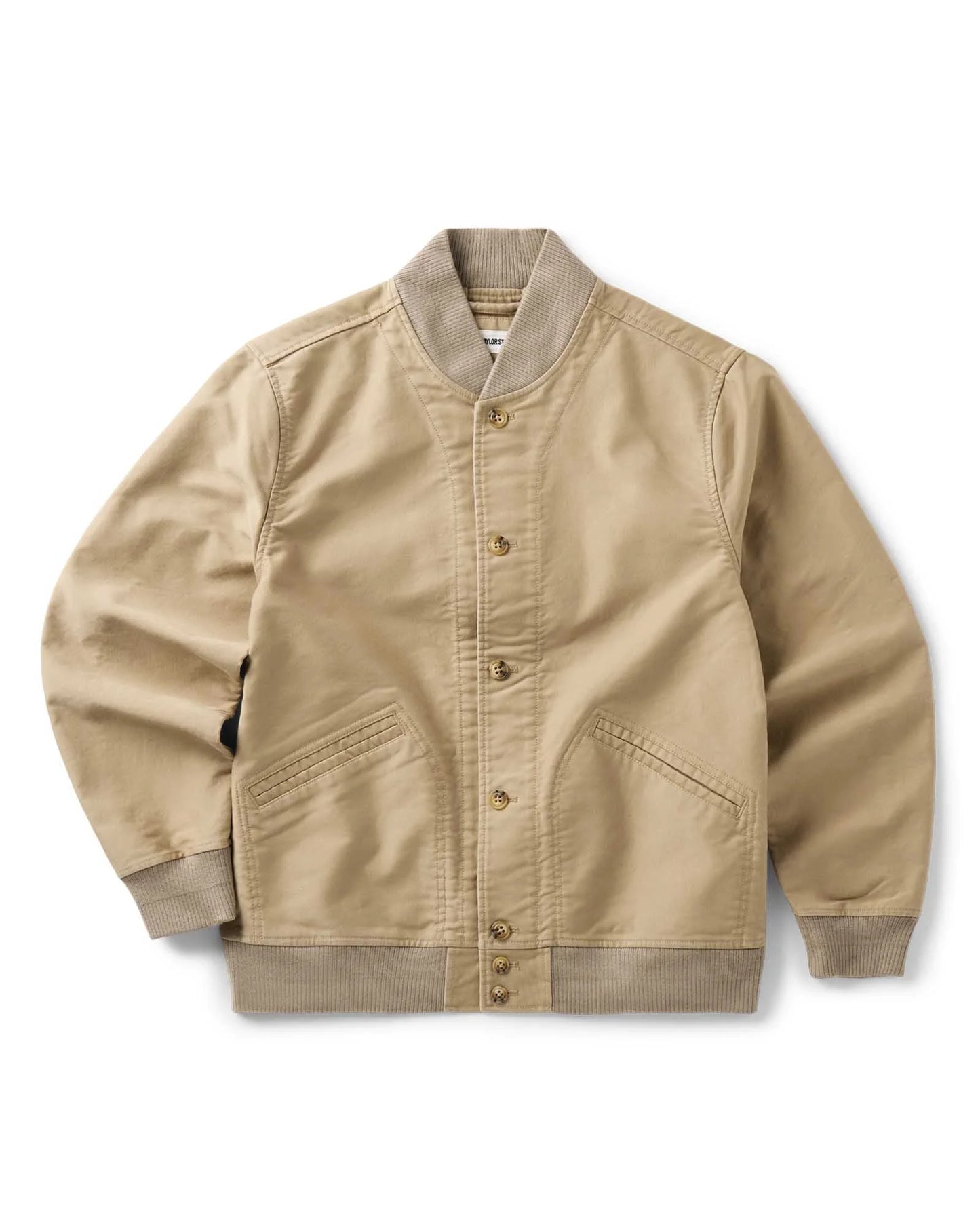 The Clark Bomber in Khaki Bedford Cord