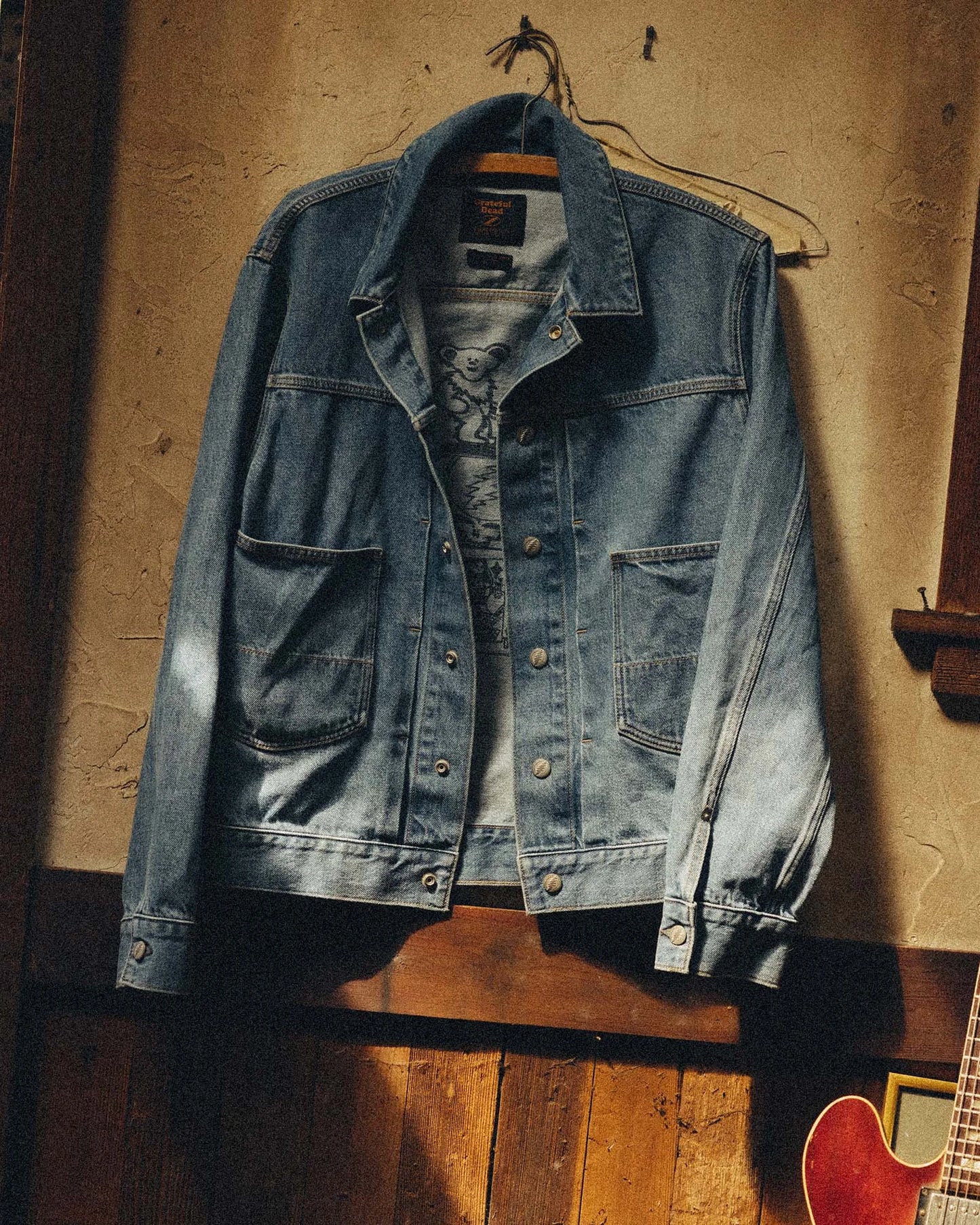 The Haight Jacket in Light Wash Hemp Denim