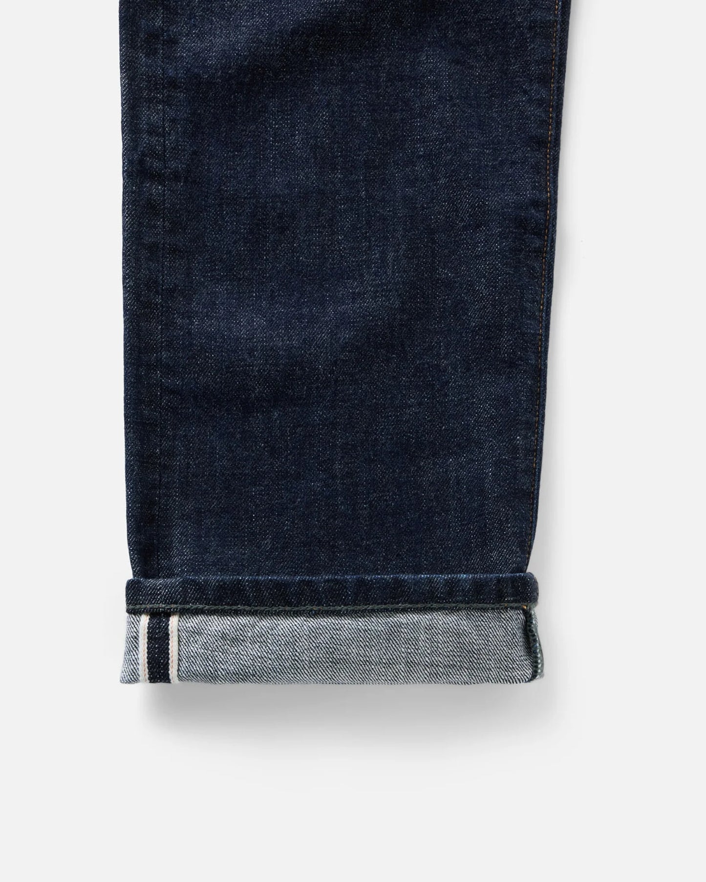 The Straight Jean in Rinsed Organic Selvedge
