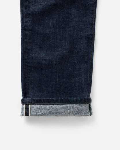 The Straight Jean in Rinsed Organic Selvedge