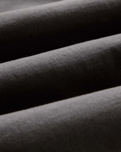 The Organic Cotton Long Sleeve Tee in Faded Black