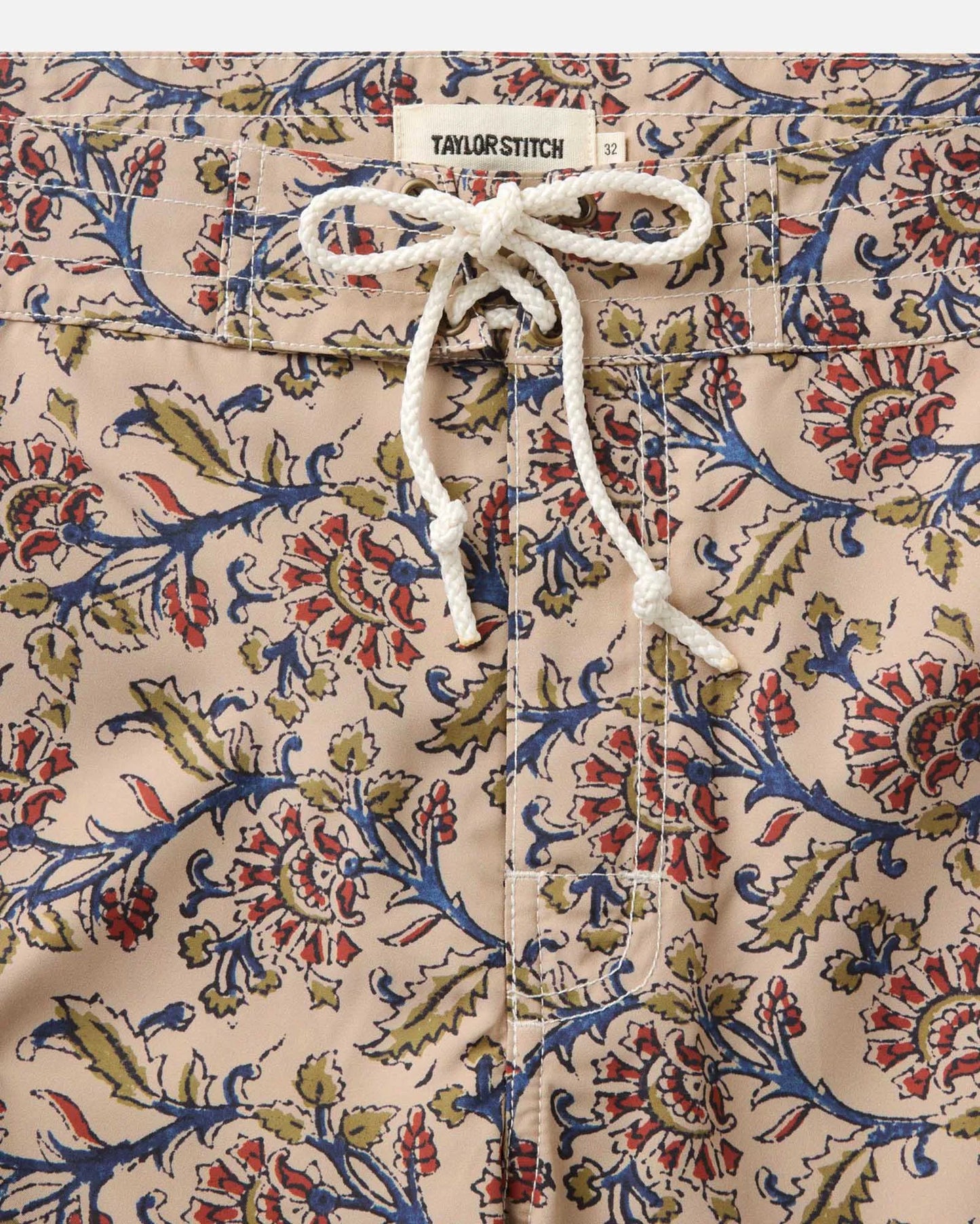 The Drift Board Short in Ivory Floral