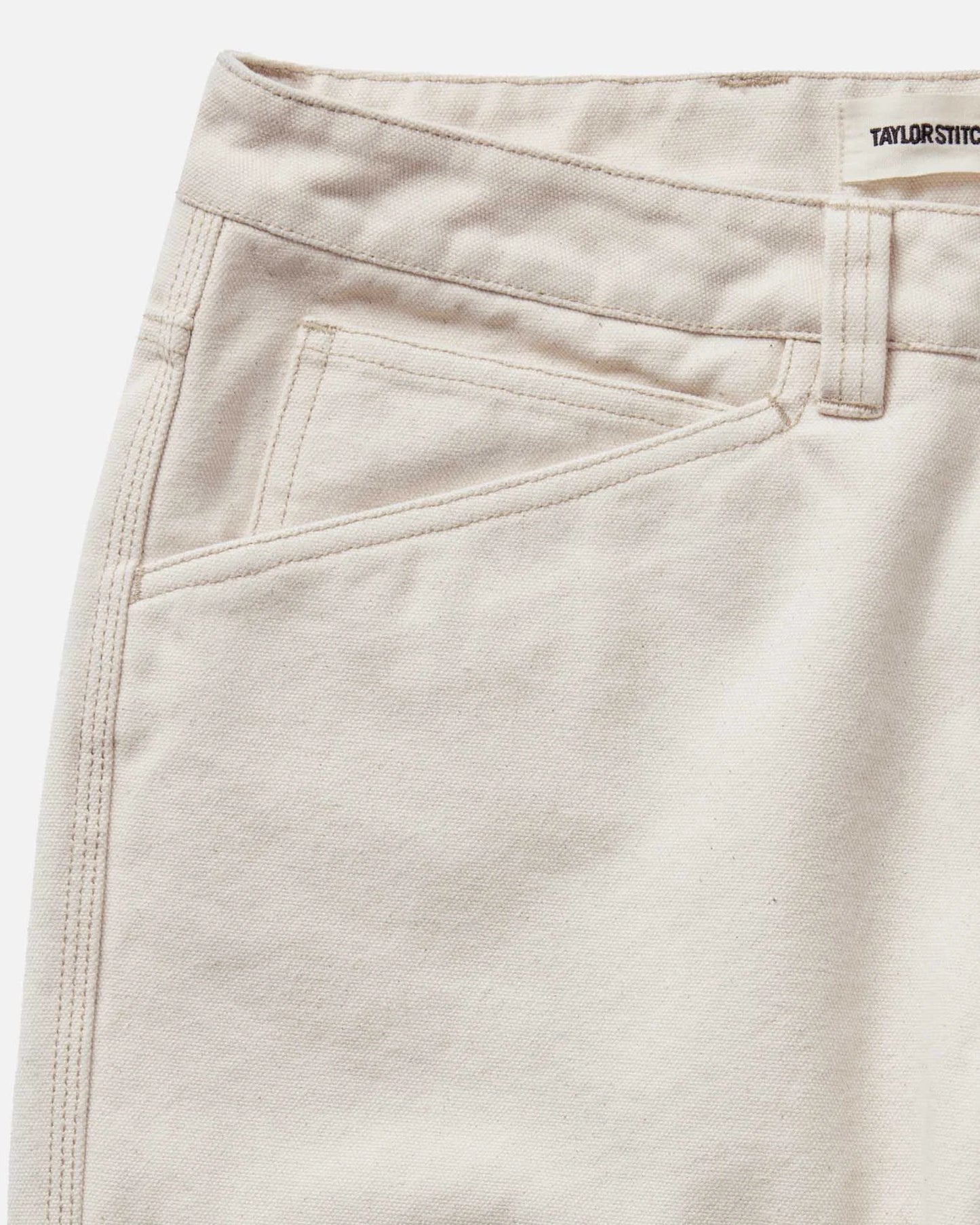 The Painter Pant in Seeded Natural Chipped Canvas