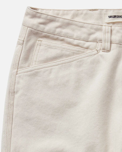 The Painter Pant in Seeded Natural Chipped Canvas
