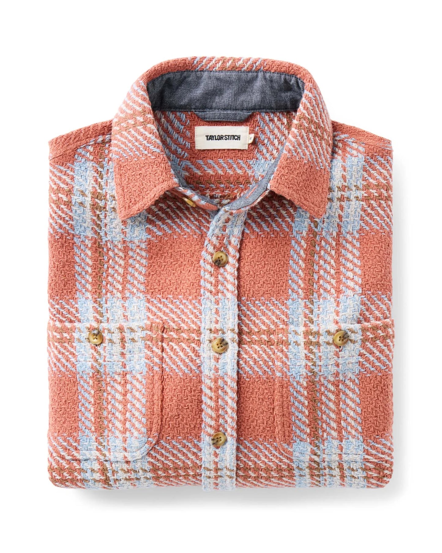 The Cutter Overshirt in Salmon Plaid