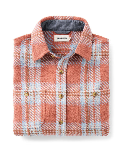 The Cutter Overshirt in Salmon Plaid
