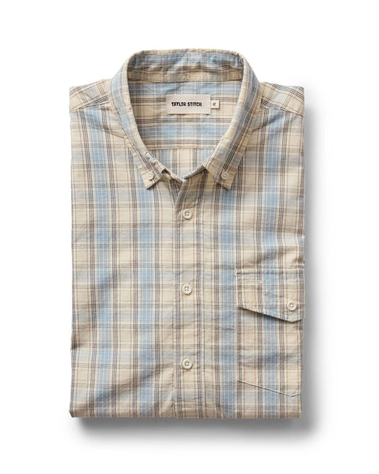 The Logan Popover in Blue Sky Plaid