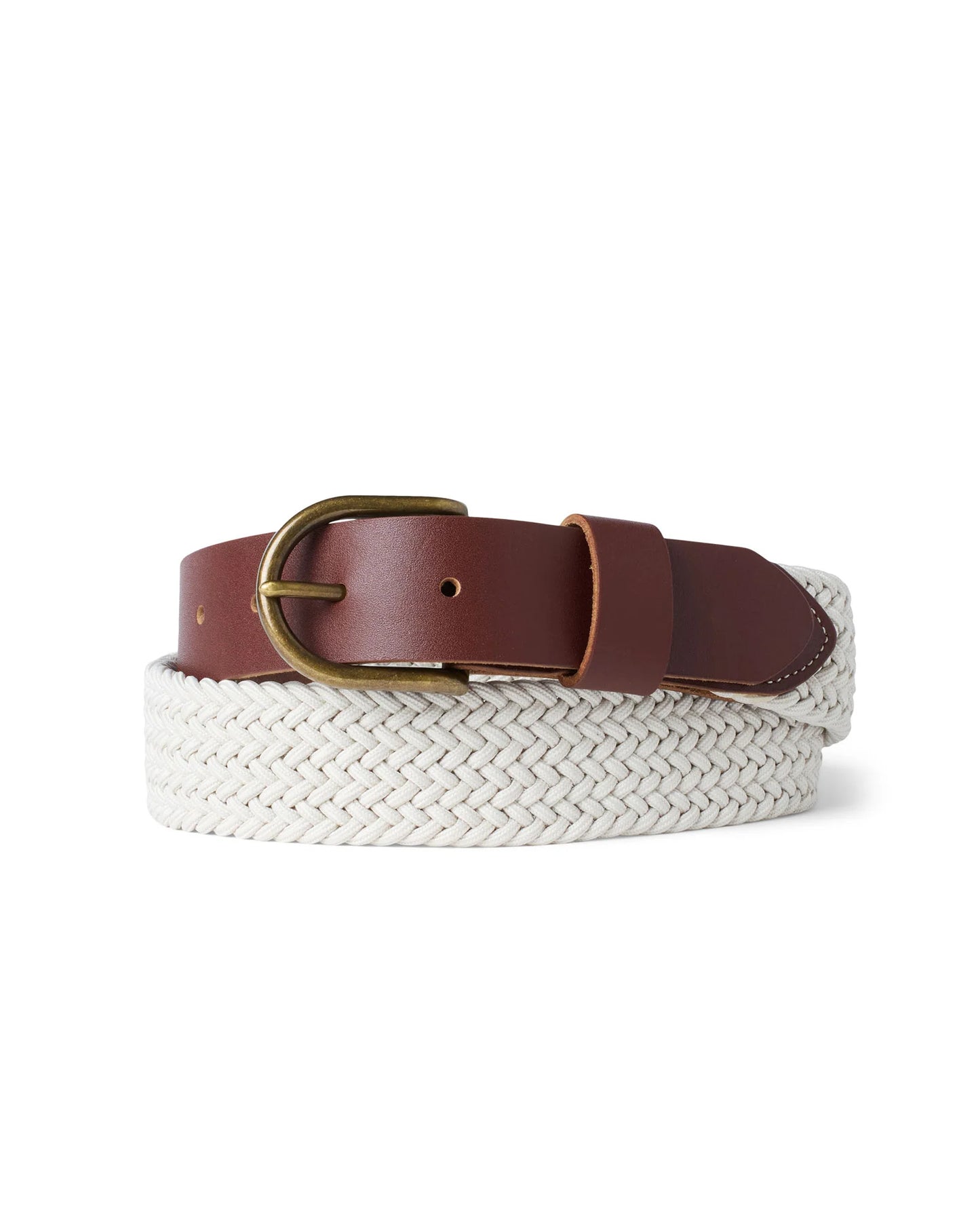 The Stretch Braided Belt in Natural