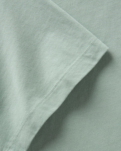 The Regenerative Cotton Tee in Faded Pine
