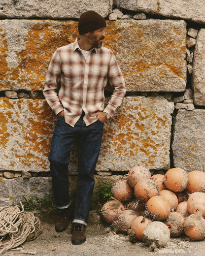 The Straight Jean in Rinsed Organic Selvedge