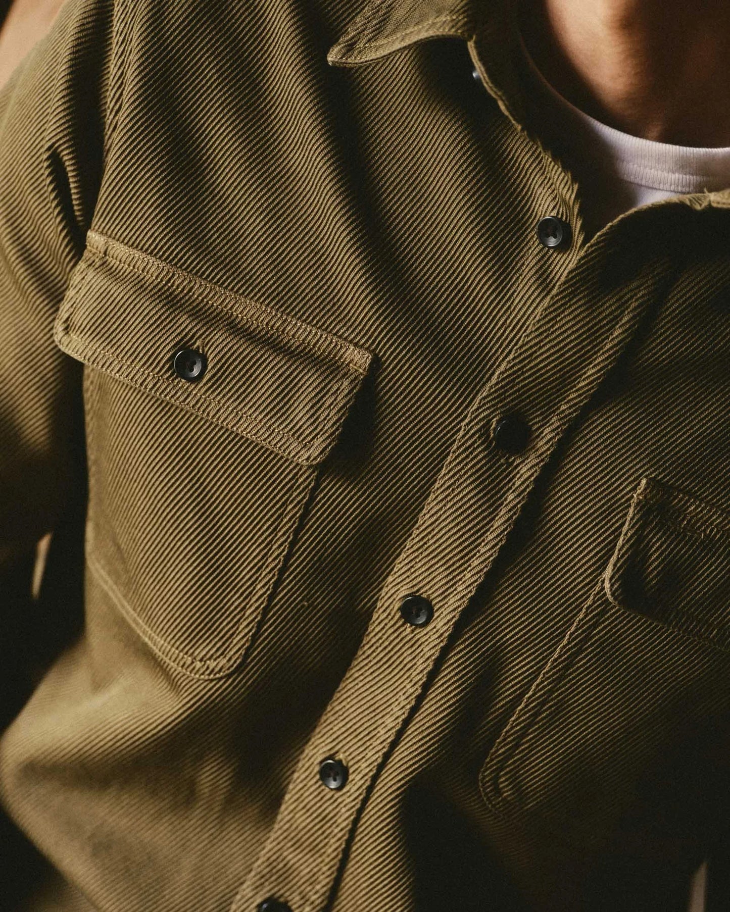 The Ledge Shirt in Bay Leaf Twill
