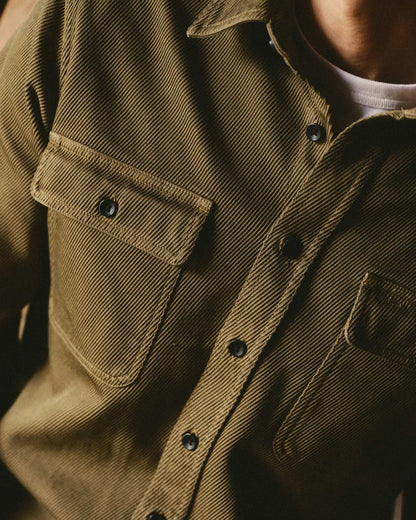 The Ledge Shirt in Bay Leaf Twill