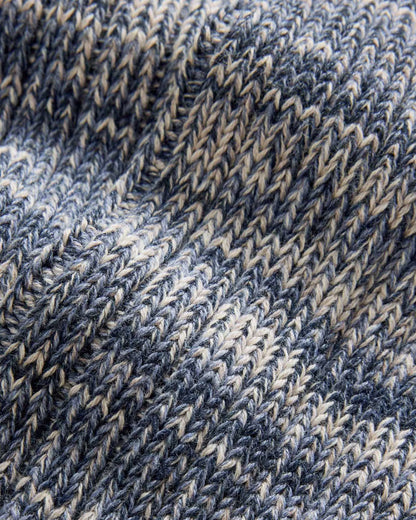 The Camp Sock in Marled Blue
