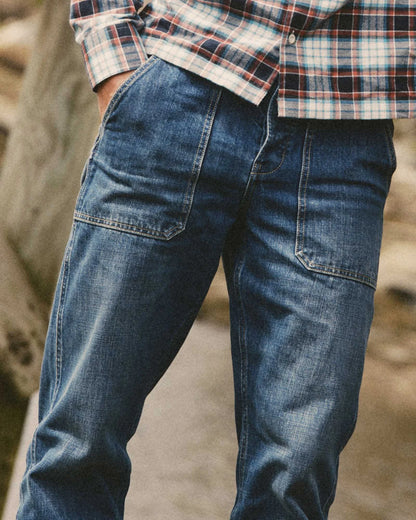 The Mariner Jean in Drift Wash Organic Selvedge