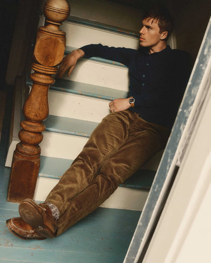 The Carnegie Pant in Bourbon Corduroy