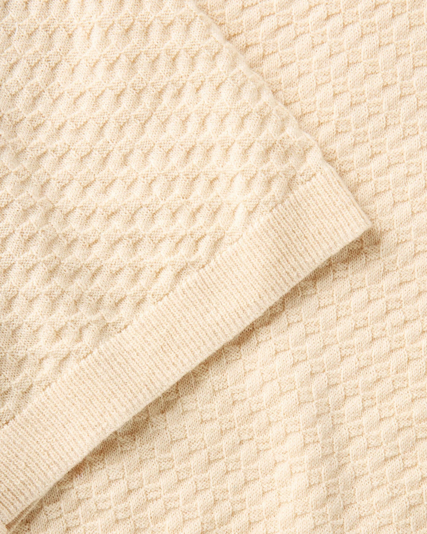 The Arlo Sweater Polo in Oat Texture Knit