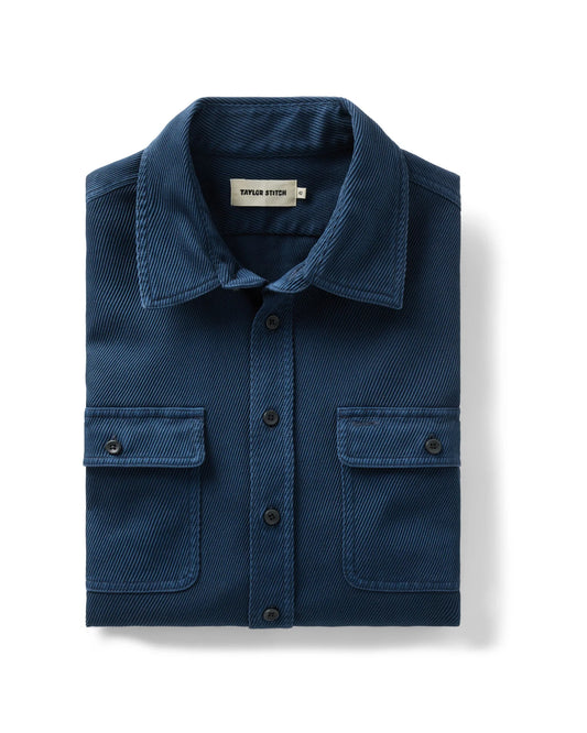 The Ledge Shirt in Atlantic Twill