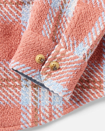 The Cutter Overshirt in Salmon Plaid