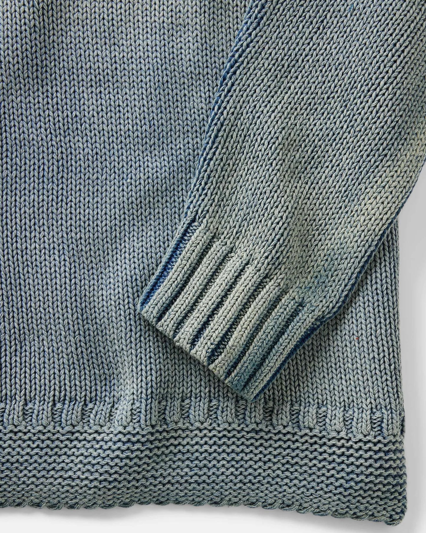 The Dory Crew Sweater in Washed Indigo