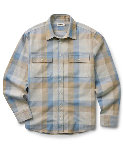 The Craftsman Shirt in Blue Sky Check