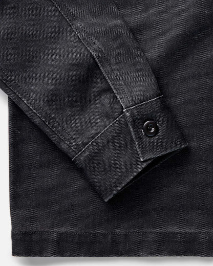 The Shop Shirt in Coal Chipped Canvas