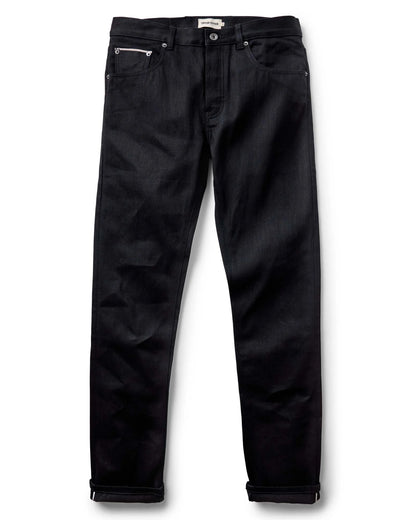 The Slim Jean in Rigid Black Organic Selvedge
