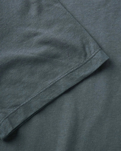 The Cotton Hemp Tee in Navy