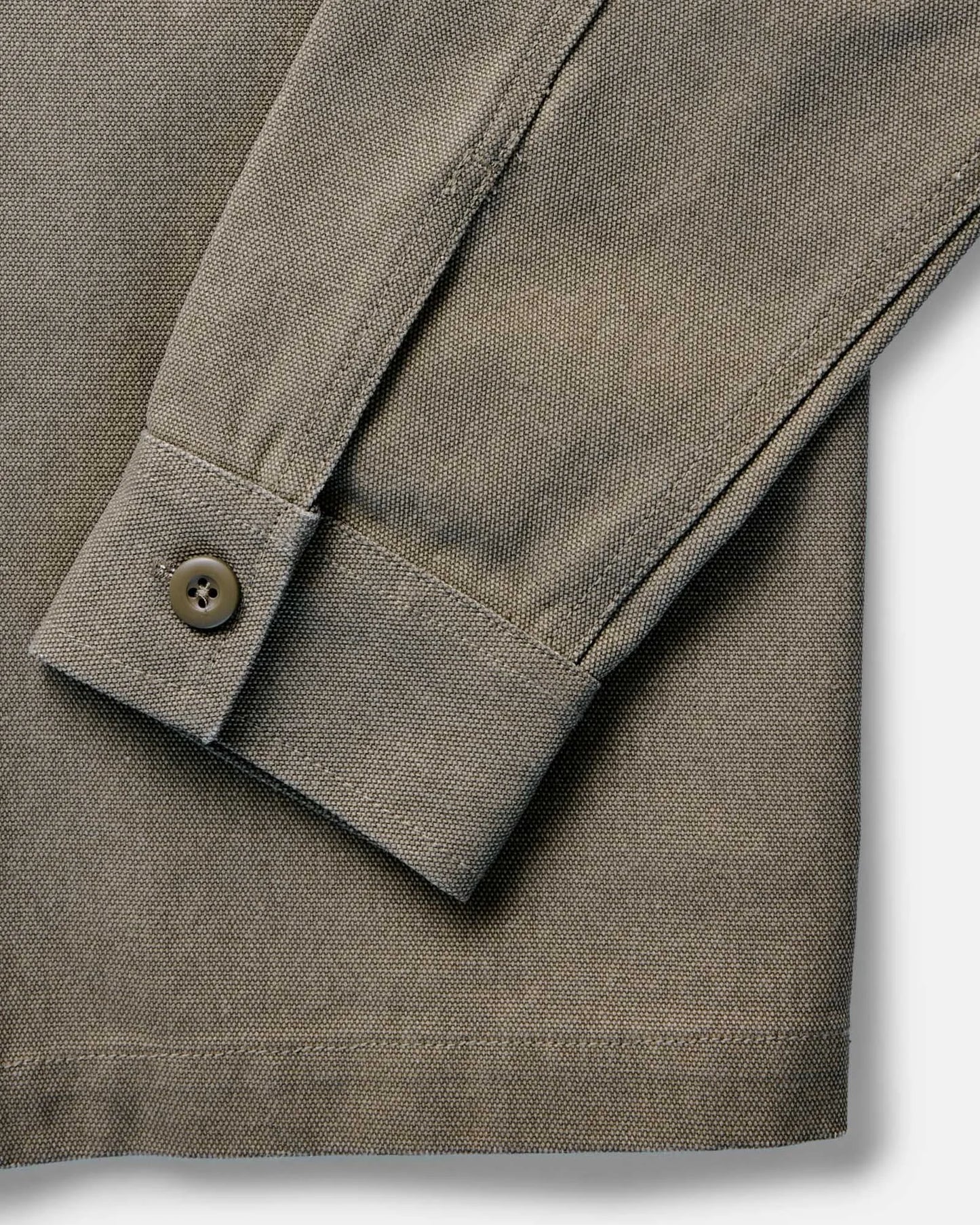 The Shop Shirt in Stone Chipped Canvas