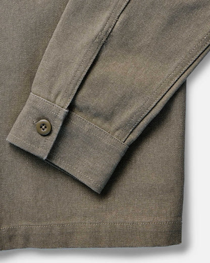 The Shop Shirt in Stone Chipped Canvas