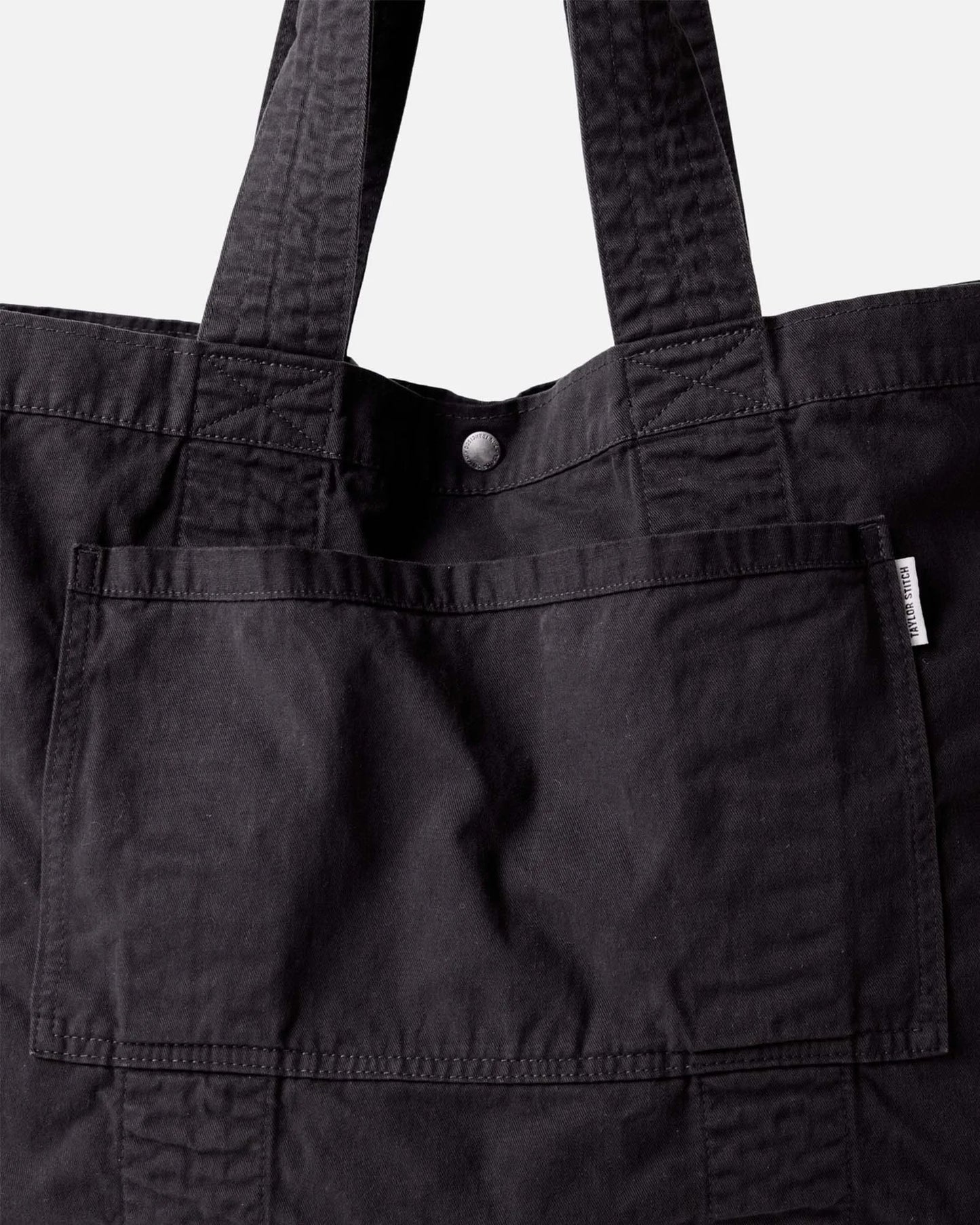 The Foundation Tote in Organic Faded Black