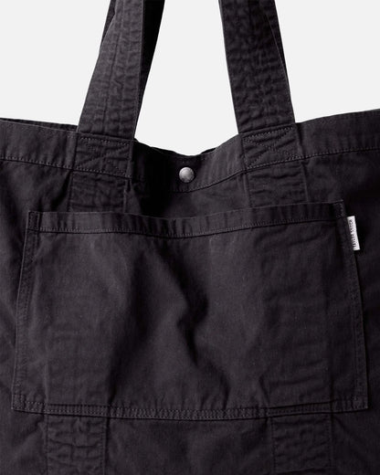 The Foundation Tote in Organic Faded Black