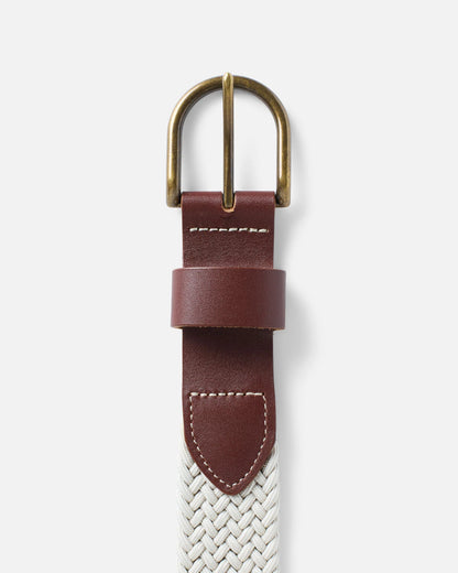 The Stretch Braided Belt in Natural