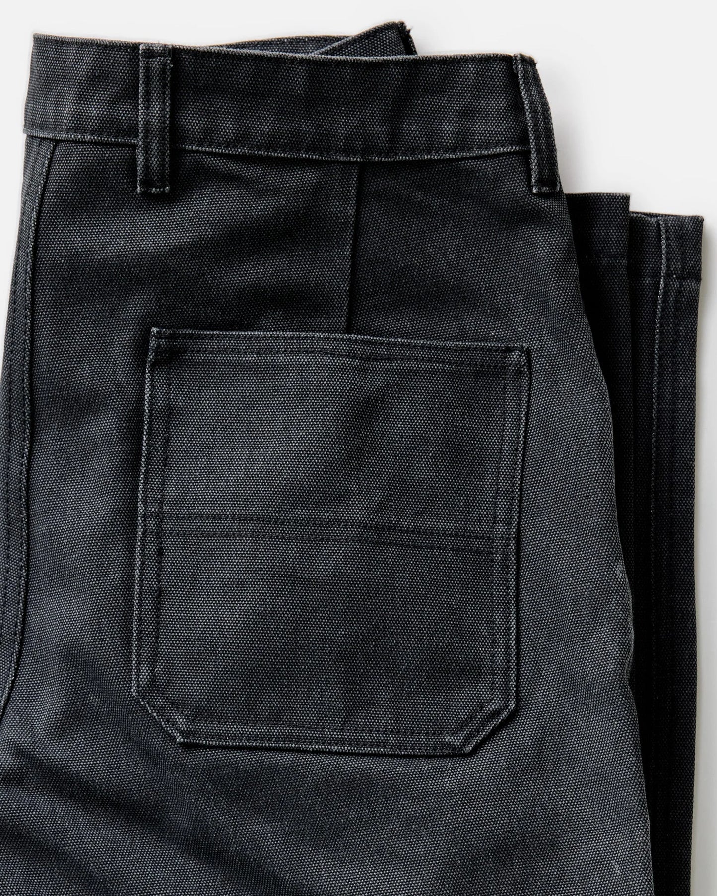 The Chore Pant in Coal Chipped Canvas