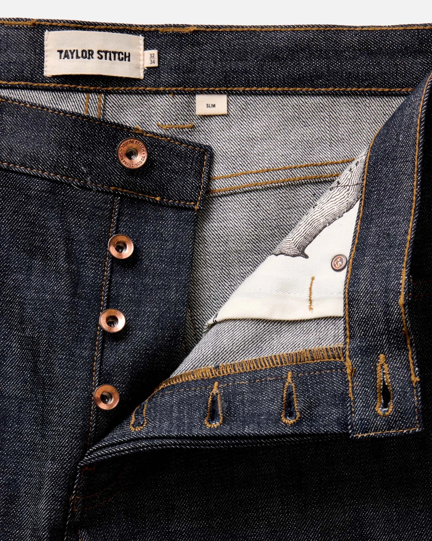 The Slim Jean in Rigid Organic Selvedge
