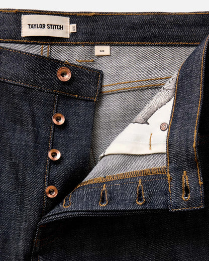 The Slim Jean in Rigid Organic Selvedge