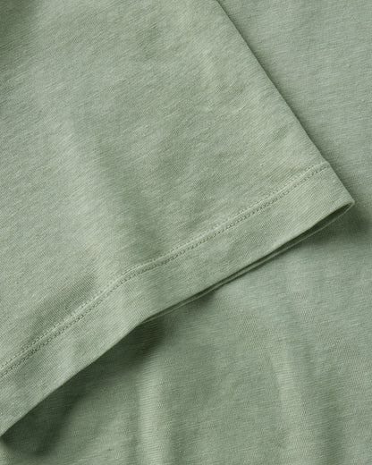 The Cotton Hemp Polo in Sage