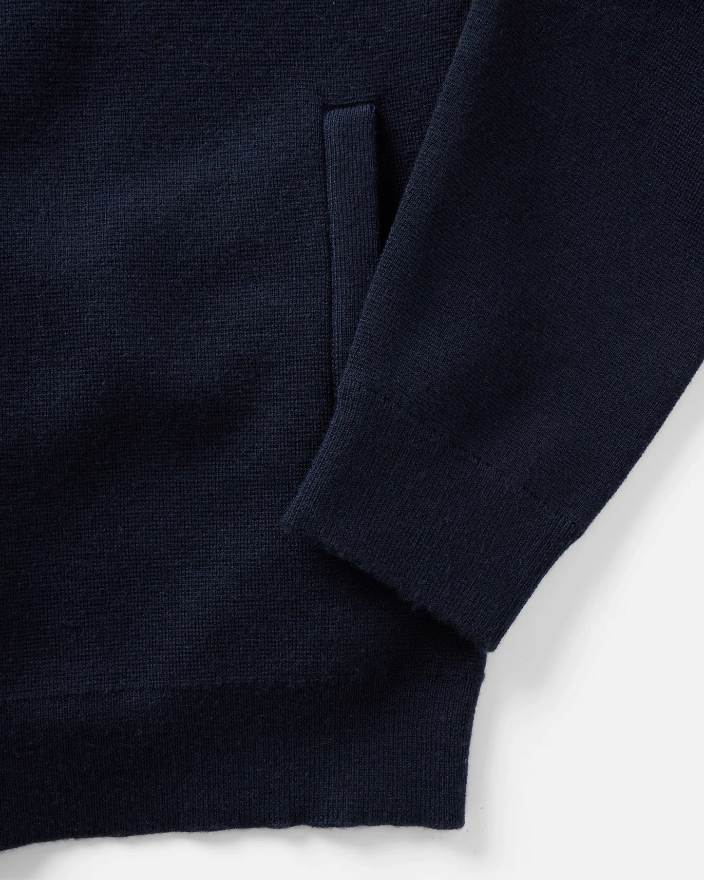 The Portola Sweater Jacket in Midnight Merino