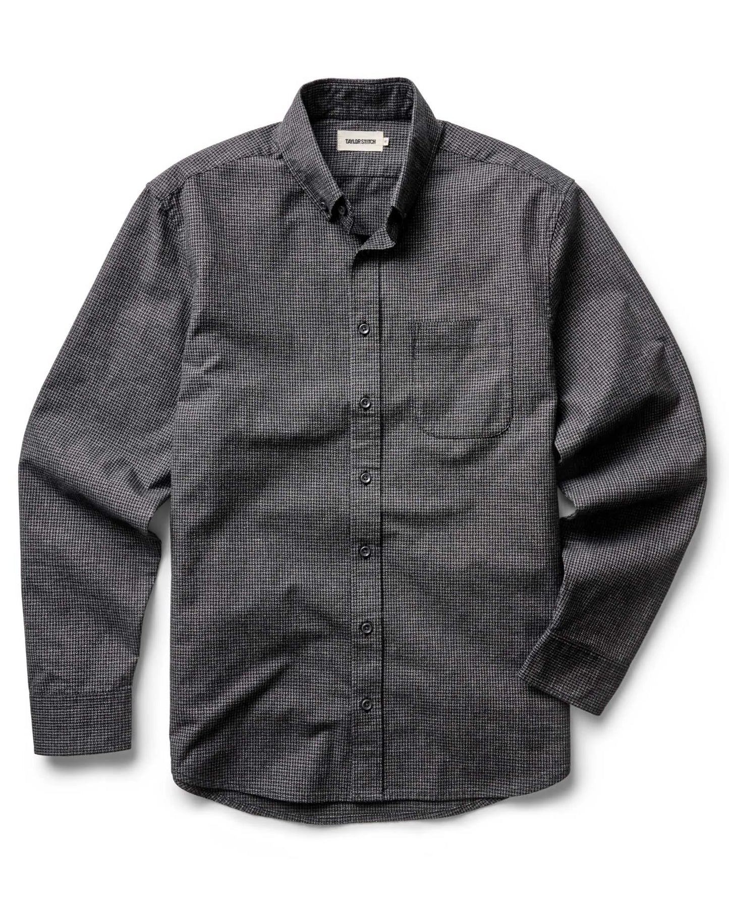 The Jack in Coal Jaspe Check Oxford